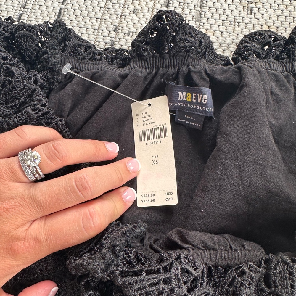 NWT Maeve Off the Shoulder Top with liner size XS - Picture 5 of 5